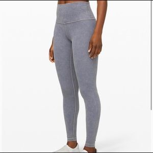 Lulu lemon Wonder Under grey leggings